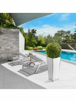 Blitzangebot 🌟 Garten & Balkon AMARE Lederoptik Pflanzgefäß In Weiß Günstig Kaufen ⌛ -Günstige samare Geschäft amare lederoptik pflanzgefass in weiss 47