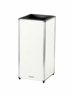 Großhandel ✨ Garten & Balkon AMARE Lederoptik Pflanzgefäß In Weiß Günstig Kaufen 💯