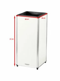 Großhandel ✨ Garten & Balkon AMARE Lederoptik Pflanzgefäß In Weiß Günstig Kaufen 💯 -Günstige samare Geschäft amare lederoptik pflanzgefass in weiss 52