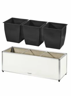 Großhandel 😉 Garten & Balkon AMARE Lederoptik Pflanzgefäß In Weiß Günstig Kaufen ✨ -Günstige samare Geschäft amare lederoptik pflanzgefass in weiss 58