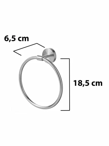Coupon ✨ Bad AMARE Luxus Handtuchring In Silber Günstig Kaufen 🎁 3 Coupon ✨ Bad AMARE Luxus Handtuchring In Silber Günstig Kaufen 🎁 – Bild 3