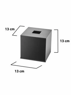 Bester Verkauf ⭐ Bad AMARE Luxus Kosmetiktücherbox Würfel In Schwarz Günstig Kaufen 🎁 -Günstige samare Geschäft amare luxus kosmetiktucherbox wurfel in schwarz 3