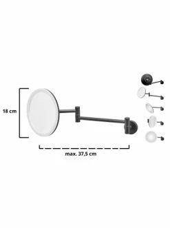 Bester Verkauf ✨ Bad AMARE Luxus LED Schminkspiegel Mit Wandhalterung NICHT NETZSTROMBETRIEBEN In Schwarz Günstig Kaufen 😉 15 Bester Verkauf ✨ Bad AMARE Luxus LED Schminkspiegel Mit Wandhalterung NICHT NETZSTROMBETRIEBEN In Schwarz Günstig Kaufen 😉 -Günstige samare Geschäft amare luxus led schminkspiegel mit wandhalterung nicht netzstrombetrieben in schwarz 4