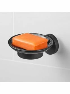 Großhandel 🎉 Bad AMARE Luxus Seifenablage Mit Wandhalter In Schwarz Günstig Kaufen 😉 -Günstige samare Geschäft amare luxus seifenablage mit wandhalter in schwarz 3