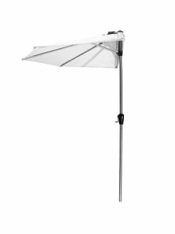 Aktion 🎉 Garten & Balkon AMARE Luxus Sonnenschirm Halbrund In Weiß Günstig Kaufen 🎁 -Günstige samare Geschäft amare luxus sonnenschirm halbrund in weiss 2