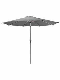 Besorgen 🔥 Garten & Balkon AMARE Luxus Sonnenschirm Rund In Dunkelgrau Günstig Kaufen 🥰