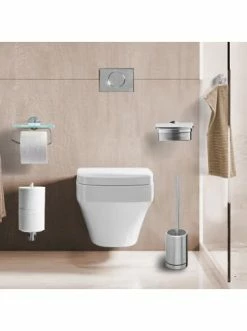 Brandneu 🌟 Bad AMARE Luxus WC-Bürste Belüftet In Silber Günstig Kaufen 🥰 -Günstige samare Geschäft amare luxus wc burste beluftet in silber 5
