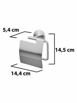 Brandneu ⌛ Bad AMARE Luxus WC-Rollenhalter Mit Deckel In Silber Günstig Kaufen 🎁 -Günstige samare Geschäft amare luxus wc rollenhalter mit deckel in silber 4