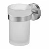 Großhandel ⌛ Bad AMARE Luxus Zahnputzbecher Mit Wandhalter In Silber Günstig Kaufen 😉
