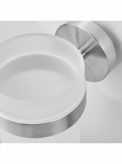 Großhandel ⌛ Bad AMARE Luxus Zahnputzbecher Mit Wandhalter In Silber Günstig Kaufen 😉 -Günstige samare Geschäft amare luxus zahnputzbecher mit wandhalter in silber 5