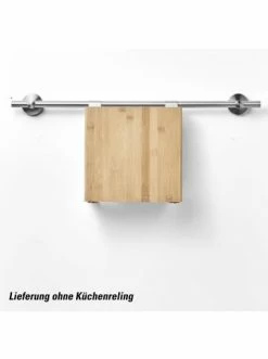 Besorgen 🎉 Küche AMARE Magnetischer Messerblock Aus Bambus In Braun Günstig Kaufen 🔥 -Günstige samare Geschäft amare magnetischer messerblock aus bambus in braun 5