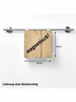 Besorgen 🎉 Küche AMARE Magnetischer Messerblock Aus Bambus In Braun Günstig Kaufen 🔥 -Günstige samare Geschäft amare magnetischer messerblock aus bambus in braun 6