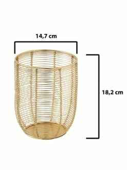 Am billigsten 🎉 Garten & Balkon AMARE Metalldraht Kerzenleuchte 18 Cm In Gold Günstig Kaufen 😀 -Günstige samare Geschäft amare metalldraht kerzenleuchte 18 cm in gold 6