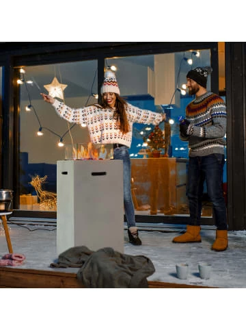 Bestes Angebot 🔔 Garten & Balkon AMARE Outdoor Feuertisch Quadratisch In Grau Günstig Kaufen 🛒 3 Bestes Angebot 🔔 Garten & Balkon AMARE Outdoor Feuertisch Quadratisch In Grau Günstig Kaufen 🛒 – Bild 3