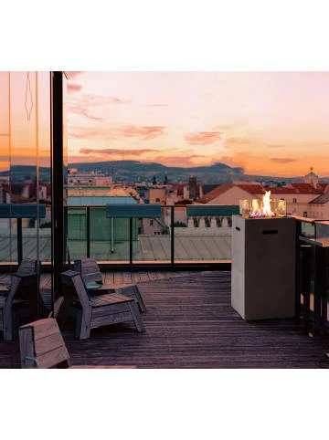 Bestes Angebot 🔔 Garten & Balkon AMARE Outdoor Feuertisch Quadratisch In Grau Günstig Kaufen 🛒 4 Bestes Angebot 🔔 Garten & Balkon AMARE Outdoor Feuertisch Quadratisch In Grau Günstig Kaufen 🛒 – Bild 4