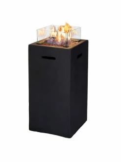 Coupon 😉 Garten & Balkon AMARE Outdoor Feuertisch Quadratisch In Schwarz Günstig Kaufen 😍