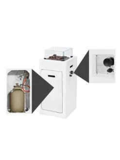 Rabatt ✨ Garten & Balkon AMARE Outdoor Feuertisch Quadratisch In Weiß Günstig Kaufen 👍 -Günstige samare Geschäft amare outdoor feuertisch quadratisch in weiss 7