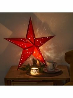 Budget 🎉 Home & Living AMARE Papierstern Mit LED-Beleuchtung 60cm NICHT ERFORDERLICH In Rot Günstig Kaufen 🧨 -Günstige samare Geschäft amare papierstern mit led beleuchtung 60cm nicht erforderlich in rot 3