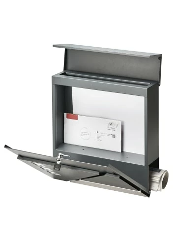 Rabatt 💯 Haushalt AMARE Postbox Mit Zeitungsfach Und Hausnummer In Anthrazit-Edelstahl Günstig Kaufen ❤️ 6 Rabatt 💯 Haushalt AMARE Postbox Mit Zeitungsfach Und Hausnummer In Anthrazit-Edelstahl Günstig Kaufen ❤️ – Bild 6