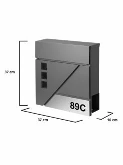 Rabatt 💯 Haushalt AMARE Postbox Mit Zeitungsfach Und Hausnummer In Anthrazit-Edelstahl Günstig Kaufen ❤️ 19 Rabatt 💯 Haushalt AMARE Postbox Mit Zeitungsfach Und Hausnummer In Anthrazit-Edelstahl Günstig Kaufen ❤️ -Günstige samare Geschäft amare postbox mit zeitungsfach und hausnummer in anthrazit edelstahl 18