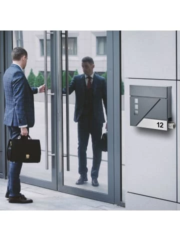 Rabatt 💯 Haushalt AMARE Postbox Mit Zeitungsfach Und Hausnummer In Anthrazit-Edelstahl Günstig Kaufen ❤️ 11 Rabatt 💯 Haushalt AMARE Postbox Mit Zeitungsfach Und Hausnummer In Anthrazit-Edelstahl Günstig Kaufen ❤️ – Bild 11