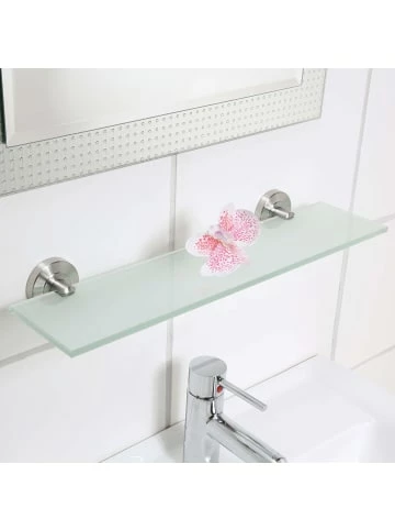 Top 10 ❤️ Bad AMARE Regal Glasablage In Silber Günstig Kaufen 🎉 2 Top 10 ❤️ Bad AMARE Regal Glasablage In Silber Günstig Kaufen 🎉 – Bild 2