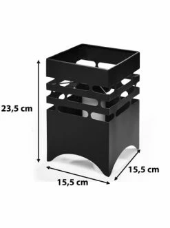 Am billigsten 🤩 Garten & Balkon AMARE Solar Gartenfeuer Eckig NICHT ERFORDERLICH In Schwarz Günstig Kaufen ✔️ -Günstige samare Geschäft amare solar gartenfeuer eckig nicht erforderlich in schwarz 2