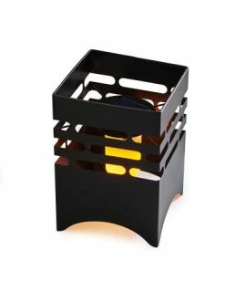 Am billigsten 🤩 Garten & Balkon AMARE Solar Gartenfeuer Eckig NICHT ERFORDERLICH In Schwarz Günstig Kaufen ✔️