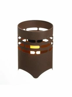 Besorgen 👍 Garten & Balkon AMARE Solar Gartenfeuer Rund NICHT ERFORDERLICH In Rostfarbe Günstig Kaufen ⭐