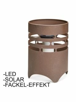 Besorgen 👍 Garten & Balkon AMARE Solar Gartenfeuer Rund NICHT ERFORDERLICH In Rostfarbe Günstig Kaufen ⭐ -Günstige samare Geschäft amare solar gartenfeuer rund nicht erforderlich in rostfarbe 3