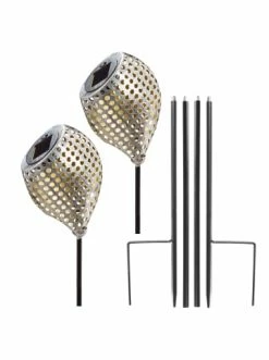 Besorgen ✔️ Garten & Balkon AMARE Solar LED Dekostecker 2er Set Metall Kelch Schräg KABELLOS In Silber Günstig Kaufen 🥰 -Günstige samare Geschäft amare solar led dekostecker 2er set metall kelch schrag kabellos in silber 4
