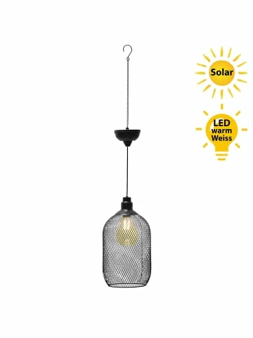Bester Verkauf 👏 Garten & Balkon AMARE Solarpaneel Hängeleuchte Metall Warmweiße LED NICHT NETZSTROMBETRIEBEN In Schwarz Günstig Kaufen 🛒 6 Bester Verkauf 👏 Garten & Balkon AMARE Solarpaneel Hängeleuchte Metall Warmweiße LED NICHT NETZSTROMBETRIEBEN In Schwarz Günstig Kaufen 🛒 – Bild 6
