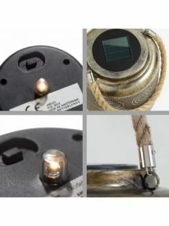 Budget 💯 Garten & Balkon AMARE Solarpaneel Lampe Metall Warmweiße LED NICHT ERFORDERLICH In Silber Günstig Kaufen ✔️ -Günstige samare Geschäft amare solarpaneel lampe metall warmweisse led nicht erforderlich in silber 3