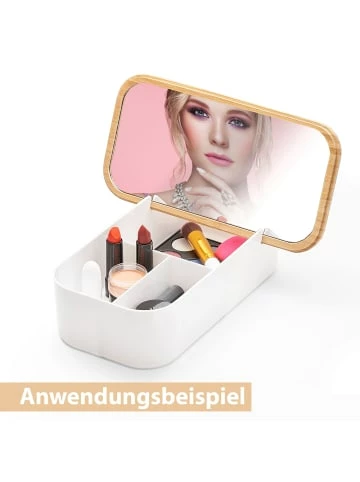 Billig ⭐ Bad AMARE Spiegel Make-Up Kosmetik Organizer In Weiß Günstig Kaufen 🎉 2 Billig ⭐ Bad AMARE Spiegel Make-Up Kosmetik Organizer In Weiß Günstig Kaufen 🎉 – Bild 2