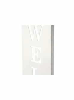 Angebote ✨ Garten & Balkon AMARE Stahl Standschild Welcome In Weiß Günstig Kaufen ⭐ -Günstige samare Geschäft amare stahl standschild welcome in weiss 6