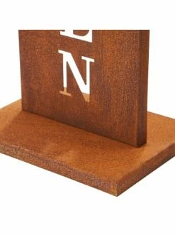 Coupon 😍 Garten & Balkon AMARE Stahl Standschild Willkommen In Rost Günstig Kaufen 🌟 -Günstige samare Geschäft amare stahl standschild willkommen in rost 5