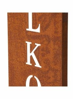 Coupon 😍 Garten & Balkon AMARE Stahl Standschild Willkommen In Rost Günstig Kaufen 🌟 -Günstige samare Geschäft amare stahl standschild willkommen in rost 6