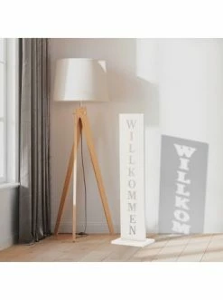Coupon ✨ Garten & Balkon AMARE Stahl Standschild Willkommen In Weiß Günstig Kaufen 🌟 -Günstige samare Geschäft amare stahl standschild willkommen in weiss 2