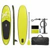 Bester Verkauf 👏 Outdoor & Sport AMARE Steh-Paddle Board SUP Set In Lime Günstig Kaufen 🎁