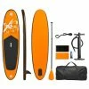 Bestes Angebot 🧨 Outdoor & Sport AMARE Steh-Paddle Board SUP Set In Orange Günstig Kaufen 🎉