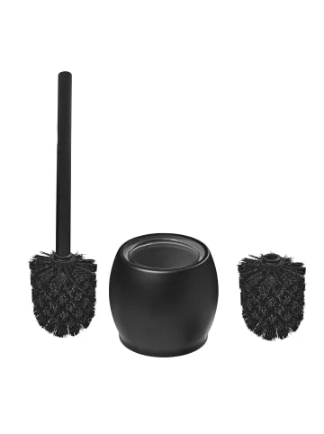 Bestes Angebot 🌟 Bad AMARE Toilettenbürste Mit Edelstahlvase - Rund In Schwarz Günstig Kaufen 🔔 2 Bestes Angebot 🌟 Bad AMARE Toilettenbürste Mit Edelstahlvase - Rund In Schwarz Günstig Kaufen 🔔 – Bild 2