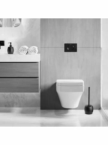 Bestes Angebot 🌟 Bad AMARE Toilettenbürste Mit Edelstahlvase - Rund In Schwarz Günstig Kaufen 🔔 6 Bestes Angebot 🌟 Bad AMARE Toilettenbürste Mit Edelstahlvase - Rund In Schwarz Günstig Kaufen 🔔 – Bild 6