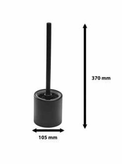 Großhandel ❤️ Bad AMARE Toilettenbürste Mit Edelstahlvase - Zylinder In Schwarz Günstig Kaufen 🎉 -Günstige samare Geschäft amare toilettenburste mit edelstahlvase zylinder in schwarz 4