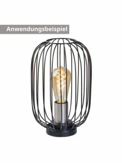 Top 10 ✨ Lampen & Leuchten AMARE Vintage 29 Cm Tischlampe E27 KEIN LEUCHTMITTEL ENTHALTEN In Schwarz Günstig Kaufen 💯 -Günstige samare Geschäft amare vintage 29 cm tischlampe e27 kein leuchtmittel enthalten in schwarz 2