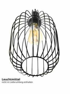 Bestpreis 🎁 Home & Living AMARE Vintage Hängelampe Metall NICHT ERFORDERLICH In Schwarz Günstig Kaufen 🧨 -Günstige samare Geschäft amare vintage hangelampe metall nicht erforderlich in schwarz 5