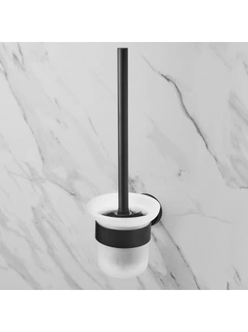 Aktion 🌟 Bad AMARE Wandmontierter Toilettenbürstenhalter In Schwarz Günstig Kaufen 👏 2 Aktion 🌟 Bad AMARE Wandmontierter Toilettenbürstenhalter In Schwarz Günstig Kaufen 👏 – Bild 2