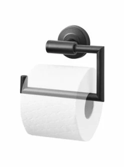 Bester Verkauf 🎁 Bad AMARE WC-Rollenhalter Mit Absenkdämpfung In Schwarz Günstig Kaufen ✨ -Günstige samare Geschäft amare wc rollenhalter mit absenkdampfung in schwarz 3