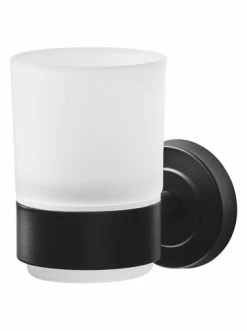 Bester Verkauf 🧨 Bad AMARE Zahnbürstenhalter In Schwarz - (H)11 X (T)9 Cm Günstig Kaufen 🔔