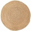 Bester Verkauf ❤️ Heimtextilien AMARE Zimmerteppich Rund 80 Cm In Naturfarben Günstig Kaufen 🥰